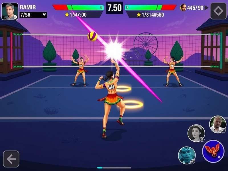 Peak Volley Warriors Gameplay Screenshot